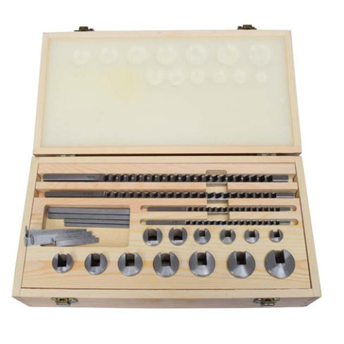 Set of madrels HSS for keyway broach